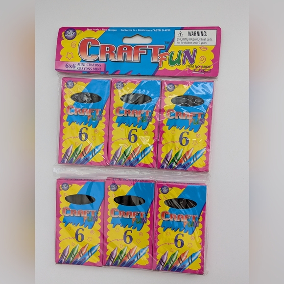 Craft Fun Mini Crayon Set - Bright Colors - Picture 2 of 8